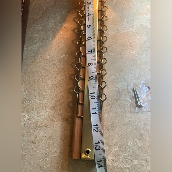 Cedar And Brass, 24 Hook Automatic Tie Rack. Vintage. Made In USA - Picture 6 of 12